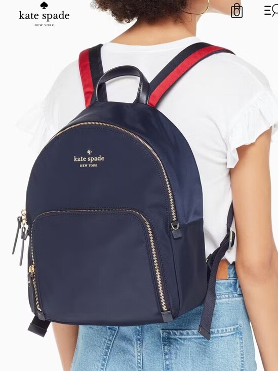 kate spade Handbags - Kate Spade New York Watson Lane Varsity Stripe Hartley Backpack